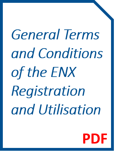 General Terms and Conditions of the ENX Registration and Utilisation PDF